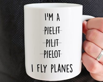 Pilot Gift, Gift For Pilot, Pilot Mug, Flight School Graduate, Becoming Pilot, Aviation School Graduate, Funny Pilot Mugs, Coffee Cup