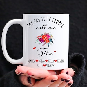 Tita Gifts, Personalized Tita Coffee Mug, Gifts For Tita Mothers Day For Tita, Mother&#39;s Day Gift For Tita Spanish Grandma Custom Tita Gift