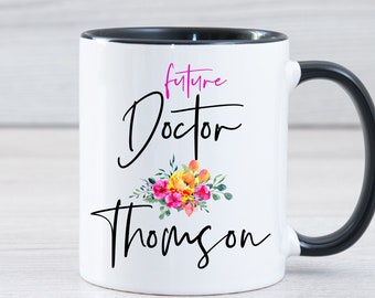 Personalized Graduation Gifts, Future Doctor Gifts, Future Doctor Mug Personalized Medical Student Gift Med School Student Graduation Gift