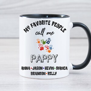 Pappy Gift,Pappy Mug, Personalized Pappy Fathers Day,Pappy Gift Personalized, Funny Grandpa Mug,Pappy Gifts,Pappy Cup From Grandkids