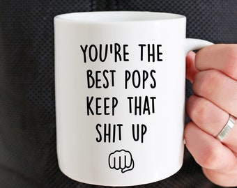 Pops Gifts, Pops Coffee Mug, Fathers Day Gifts, Fathers Day Mug For Pops, Funny Pops Gifts, Funny Pops Coffee Mug, Pops Birthday