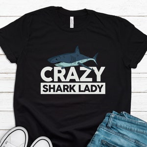 Shark T-Shirt Shark Week T-Shirt Shark Lover T-Shirt Great White Shark T-Shirt Shark Fan T-Shirt T1675