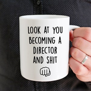 Director Promotion Gifts, Director Mug Cup, New Director Gift Mug, Funny Director Gifts, Boss Gifts Director Appreciation Gift Promotion Mug