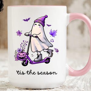 Halloween Ghost Coffee Mug, Halloween Housewarming Gift, Cute Spooky Ghost Halloween Mug, Coffee Lover Halloween Mug, Fall Coffee Lover Gift