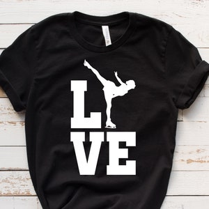 Ice Skating T-Shirt, Figure Skater Gifts, Figure Skater T-Shirt, Ice Skating Clothing, Figure Skater T-Shirt, Figure Skater Birthday T1345