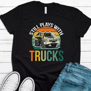 Trucker T-Shirt, Truck Driver Sweater, Trucker Shirt, Truck Lover T-Shirt, Retired Truck Driver Sweater, Trucker T-Shirt T1075