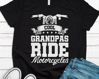 Cool Grandpa Gift for Grandpa Shirt Motorcycle Shirt Motorcycle Gift Biker Grandpa Gift Biker Gift Cool Grandpas Ride Motorcycles T1029