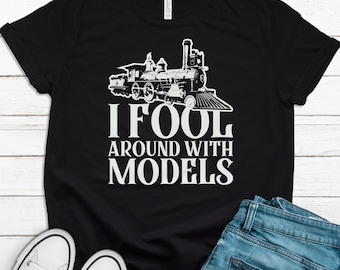 Model Train Shirt, Model Train Gift, Train Shirt, Train Gift, Train Collector Gift, Train Collector Shirt, Model Train Fan Gift, T1037