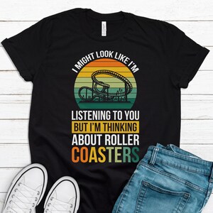 Roller Coaster Lover Shirt, Roller Coaster Lover Gift, Roller Coaster Fan Shirt, Roller Coaster Shirt, Roller Coaster Gift T1159