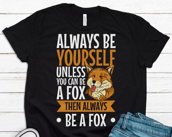 Fox Lover Gifts, Fox Lover T-Shirt, Cute Fox T-Shirt, Woodland Animal Shirt, Fox T-Shirt, Fox Fan T-Shirt, Fox Shirt Fox Lover T-Shirt T1265