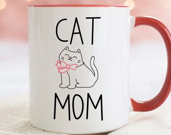 Funny Cat Mom Mug, Funny Cat Mom Gifts, Cat Lover Coffee Mug, Funny Cat Gifts For Women, Cat Mom Gifts For Cat Lovers, Cat Owner Gifts