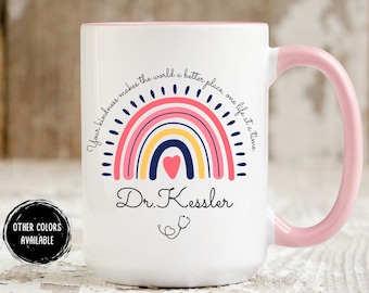 Personalized Doctor Coffee Mug, Doctor Graduation Cup, Doctor Mug, Gift For Doctors Gift, Custom Thank You Gift For Doctor New Doctor Mug