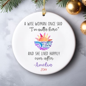 Retirement Gifts for Woman, Happy Retirement Appreciation Gift, Ornament Keepsake, Retirement Gift Coworker Nurse Boss Teacher Mom Christmas