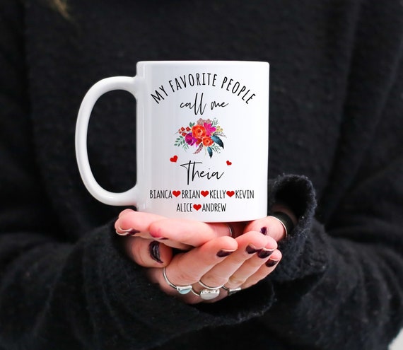 Personalized Theia Gifts Greek Aunt Gifts Greek Aunt Theia Mug Theia Gifts From Niece Nephew Mother s Day For Theia Theia Coffee Mug Cup