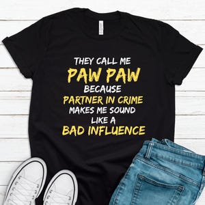Paw Paw Shirt, Paw Paw Gifts, Father&#39;s Day Gift For Paw Paw, Funny Paw Paw Tshirt Gift From Grandkids Paw Paw Birthday Christmas Tee GFD1141