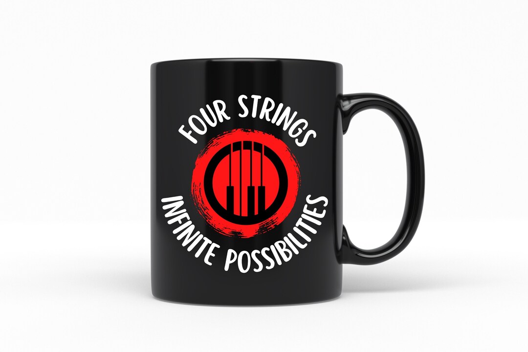 Bassoholic Funny Bass Player Mug - 11Oz Ceramic Coffee Mug Gift For Bass Guitar Lovers