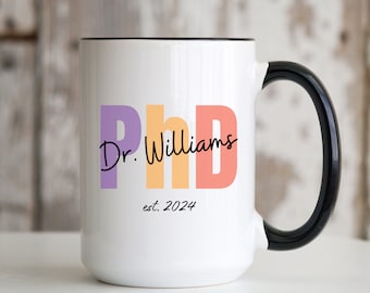 Future Phd Gift, Personalized Phd Graduation Gift, Phd Gifts, New Phd Student Mug Gift, Doctorate Phd Mug, Phd Graduation Doctorate Gifts