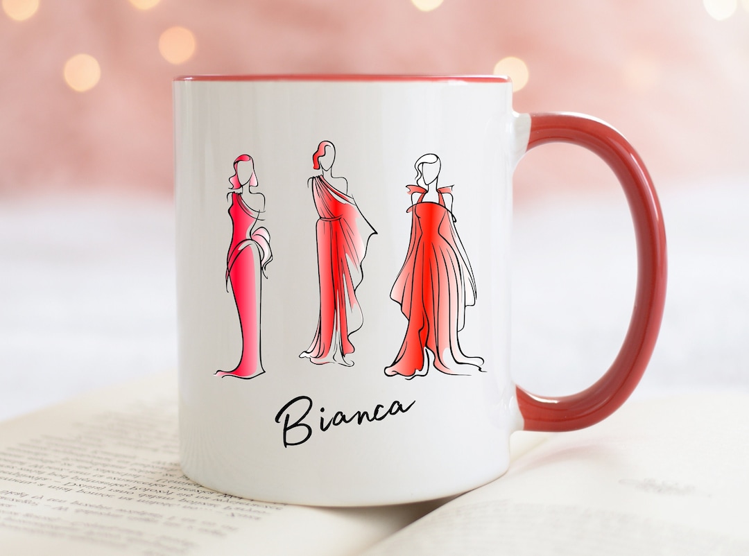 Fashion Designer Gift Idea, Personalized Fashion Designer Coffee Mug
