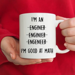Cadeau d'ingénieur, tasse drôle d'ingénieur, cadeau drôle d'ingénieur pour lui elle, cadeau de graduation d'ingénieur, tasse de café d'ingénieur, idée de cadeau de Noël image 1