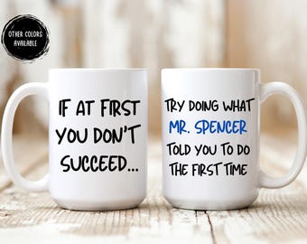 Personalized Teacher Gift, Teacher Coffee Mug, Gift For Teacher, Teacher Gift Idea Math Teacher Science Teacher English Teacher Appreciation