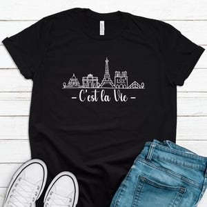 Paris Gift, Paris Skyline Sweatshirt, France Top, Paris Trip Hoodie,Eiffel Tower Sweater,Vacation France Souvenir T2320