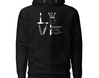 Artist Gift, Artist Sweatshirt, Art TeacGift for, Art Student Sweatshirt, Art Gift, Art Hoodie, Art Teacher Hoodie, LOVE Art Kit Art H1824