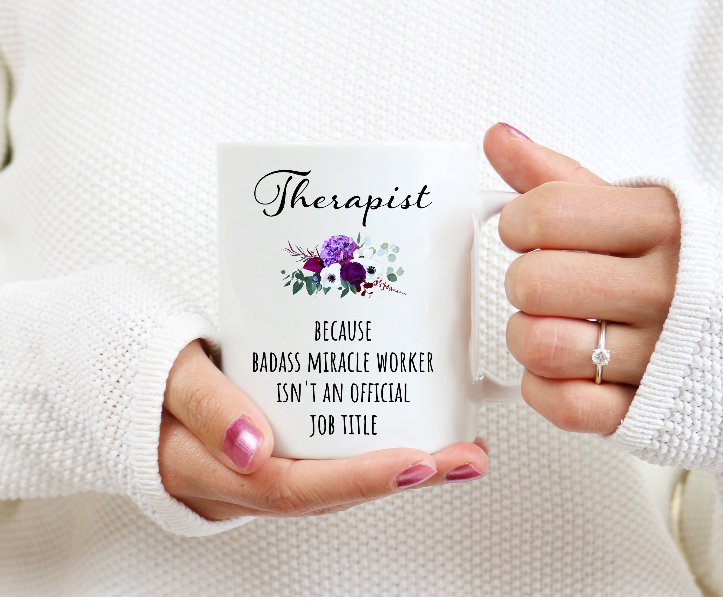 Therapist Gifts Funny Therapist Mug Therapist Birthday Etsy UK