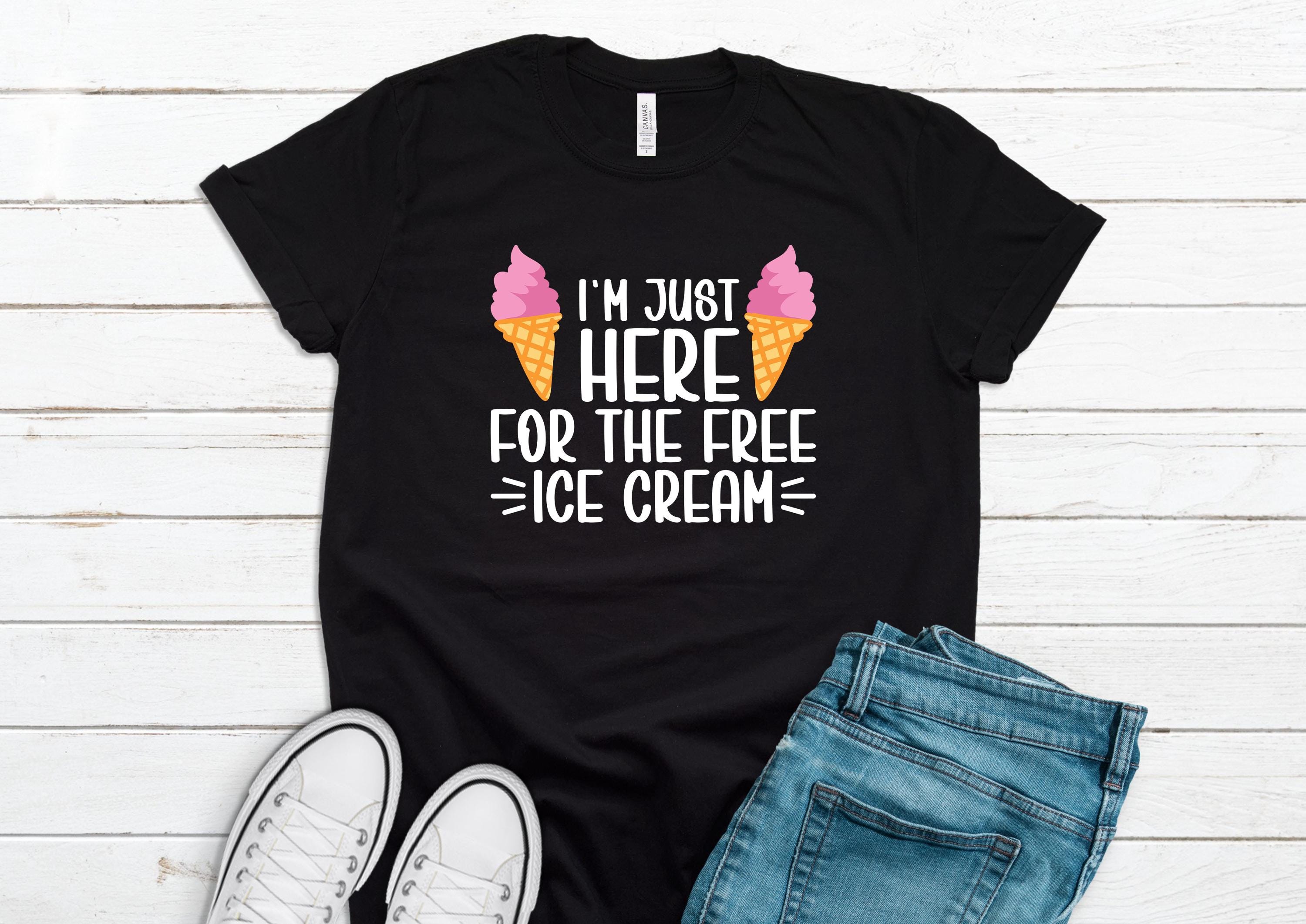 2025 Ice Cream Shirt, Vacation Shirt, Cruise Shirt, I'm Just Here