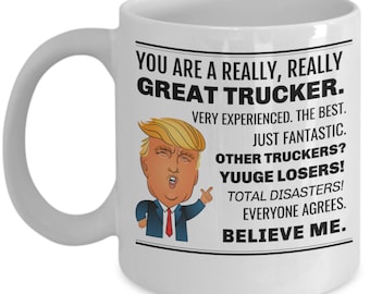 Trucker Mug, Trucker Gift Mugs, Funny Mug For Truckers, Truck Driver Gag Gifts Trucker, Trucker Gifts For Truck Driver