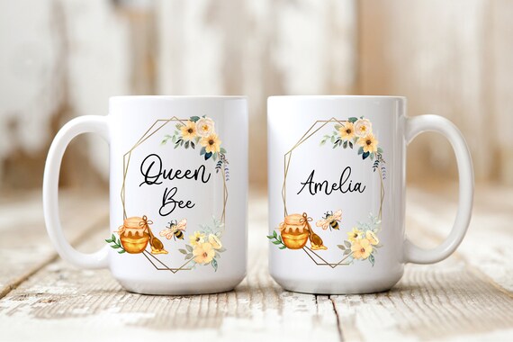 thumbnail image 2 of Personalised Queen Bee Mug - Just The Right Gift UK 2 of 11