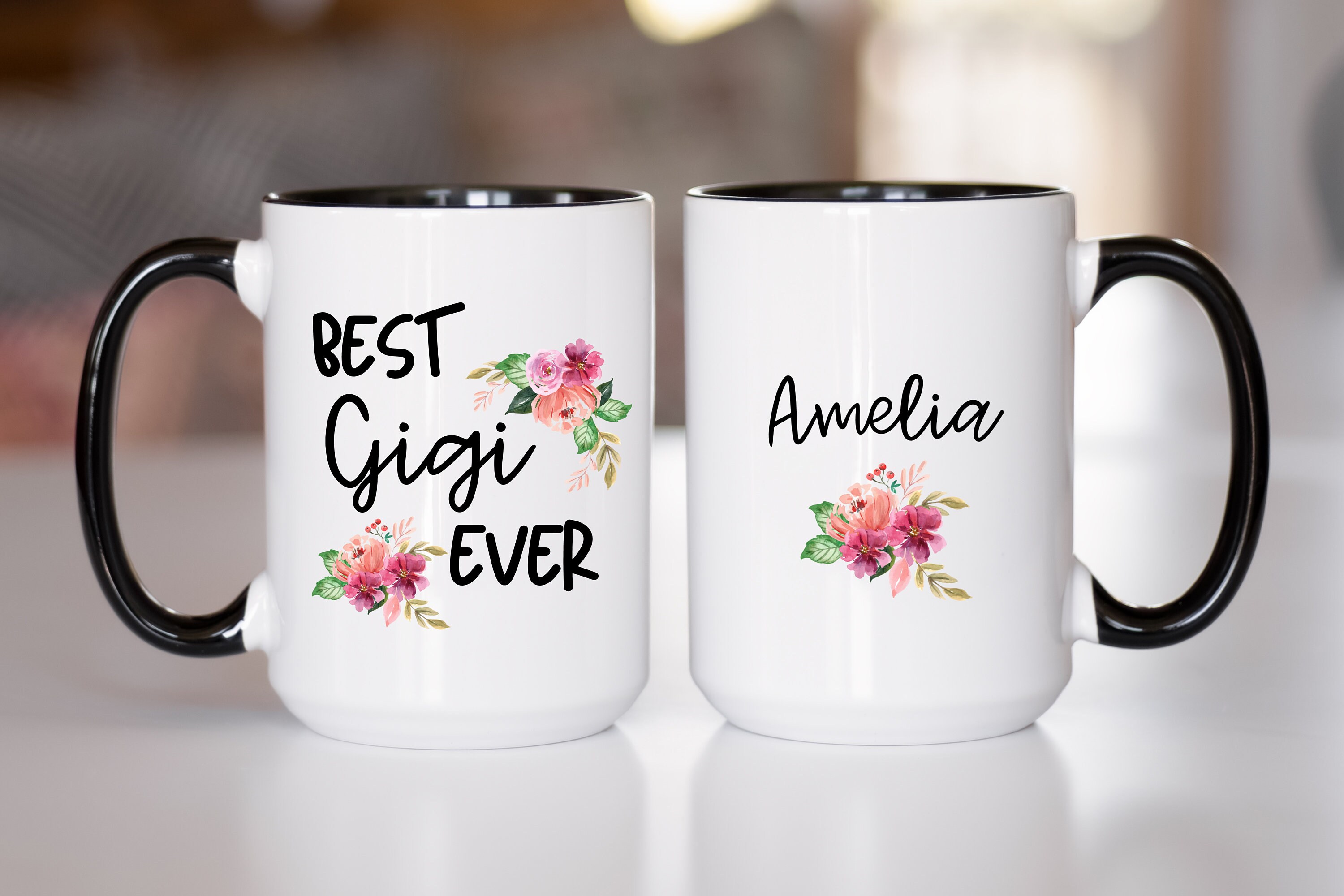 Gigi Gifts For Grandma - 12oz Stainless Steel Thermal Tumbler With Gift Box From Grandkids - View #2