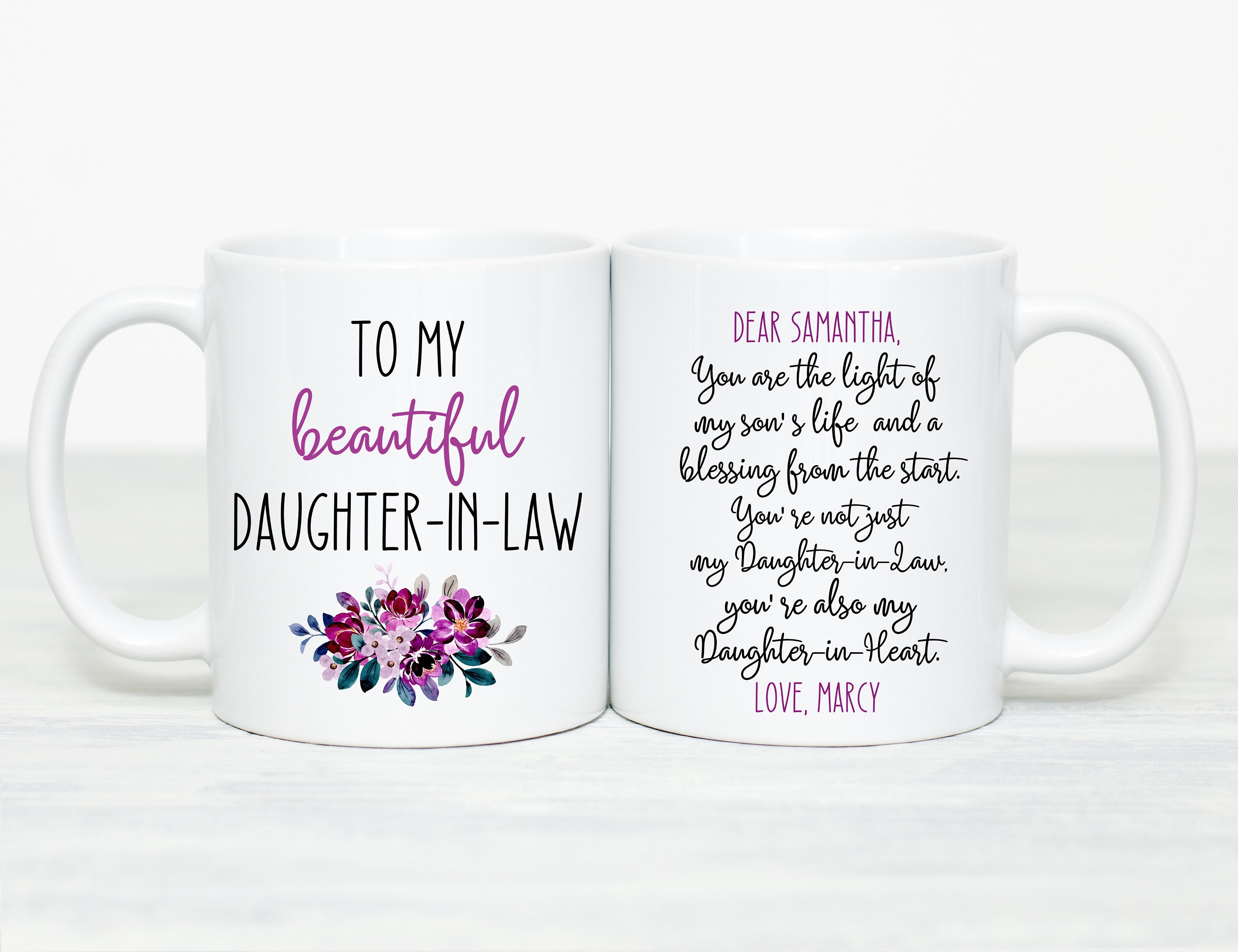 Daughter in store law mug