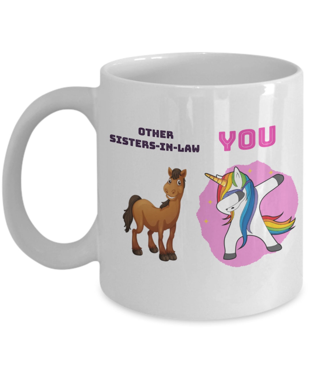 Sister in Law Mug, Funny Sister in Law Gift, Unicorn Sister in Law Mug ...