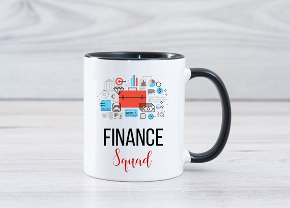Regalos del equipo de finanzas Taza de café del equipo de finanzas Regalos  para el departamento de finanzas Taza de regalo del equipo de la oficina
