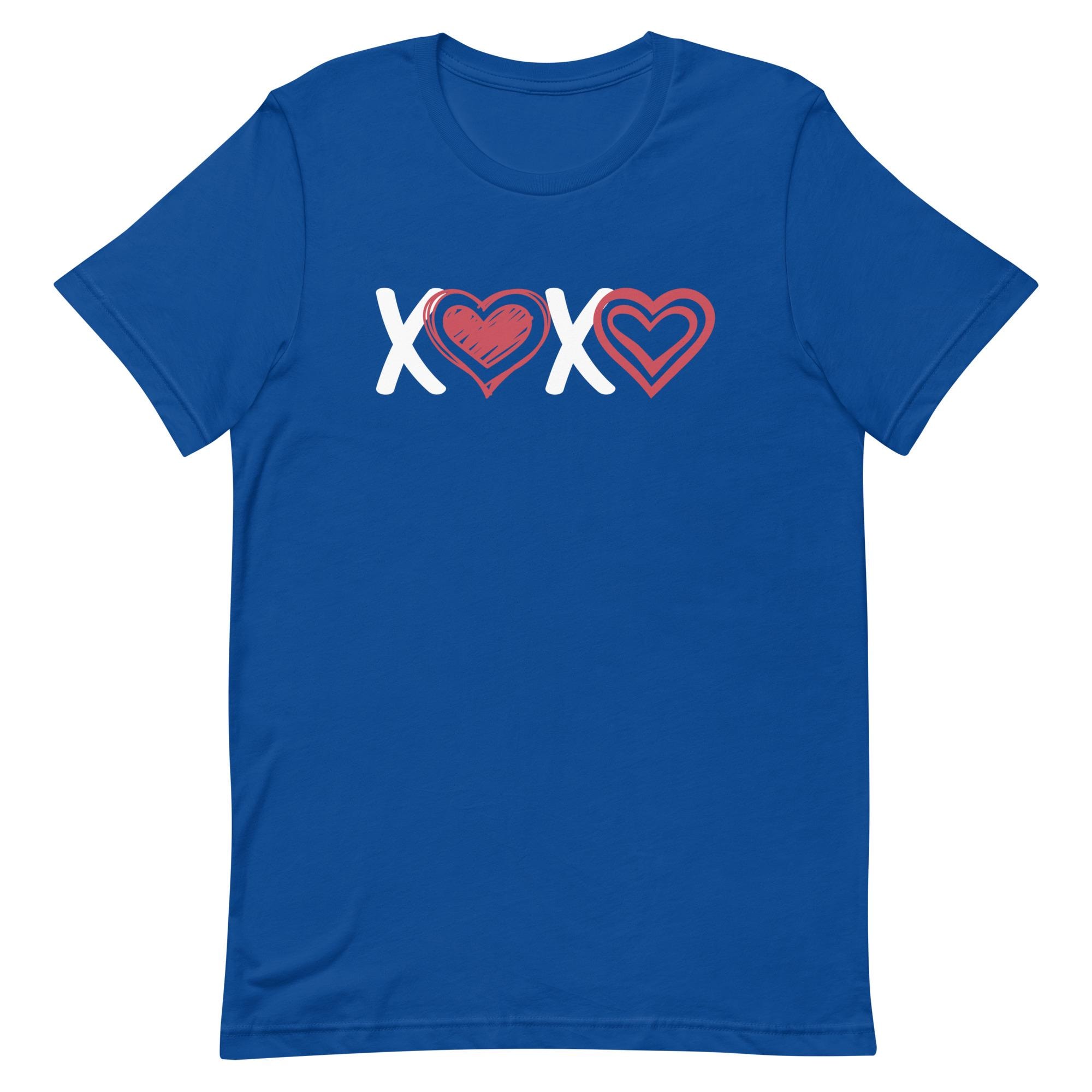 XOXO Cute Valentine's Day Shirt for Women, Women Love Heart