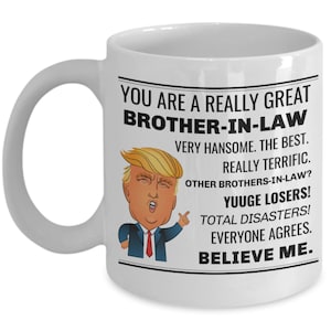 Brother In Law Mug,  You Are A Really Really Great Brother in law Mug, Brotherinlaw gift birthday Christmas Gift For Brother-In-Law Gag Gift