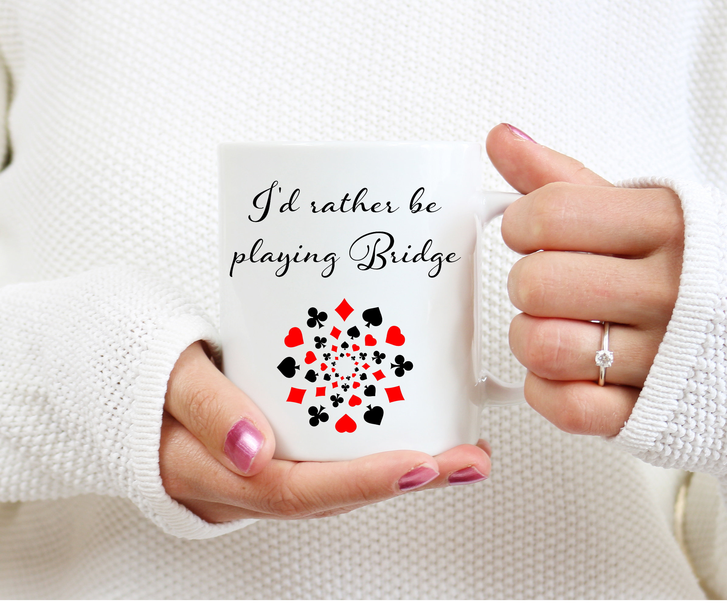 Bridge Player Gifts Bridge Card Gift Mug Gifts for Bridge Etsy