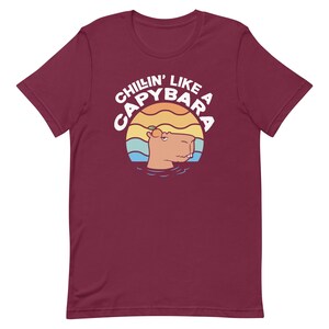 Cute Capybara Gift. Cute Capybara Shirt. Capybara Lady Gift. Gift For Capybara Owner. Capybara Owner Shirt. Chillin Like Capybara T2035