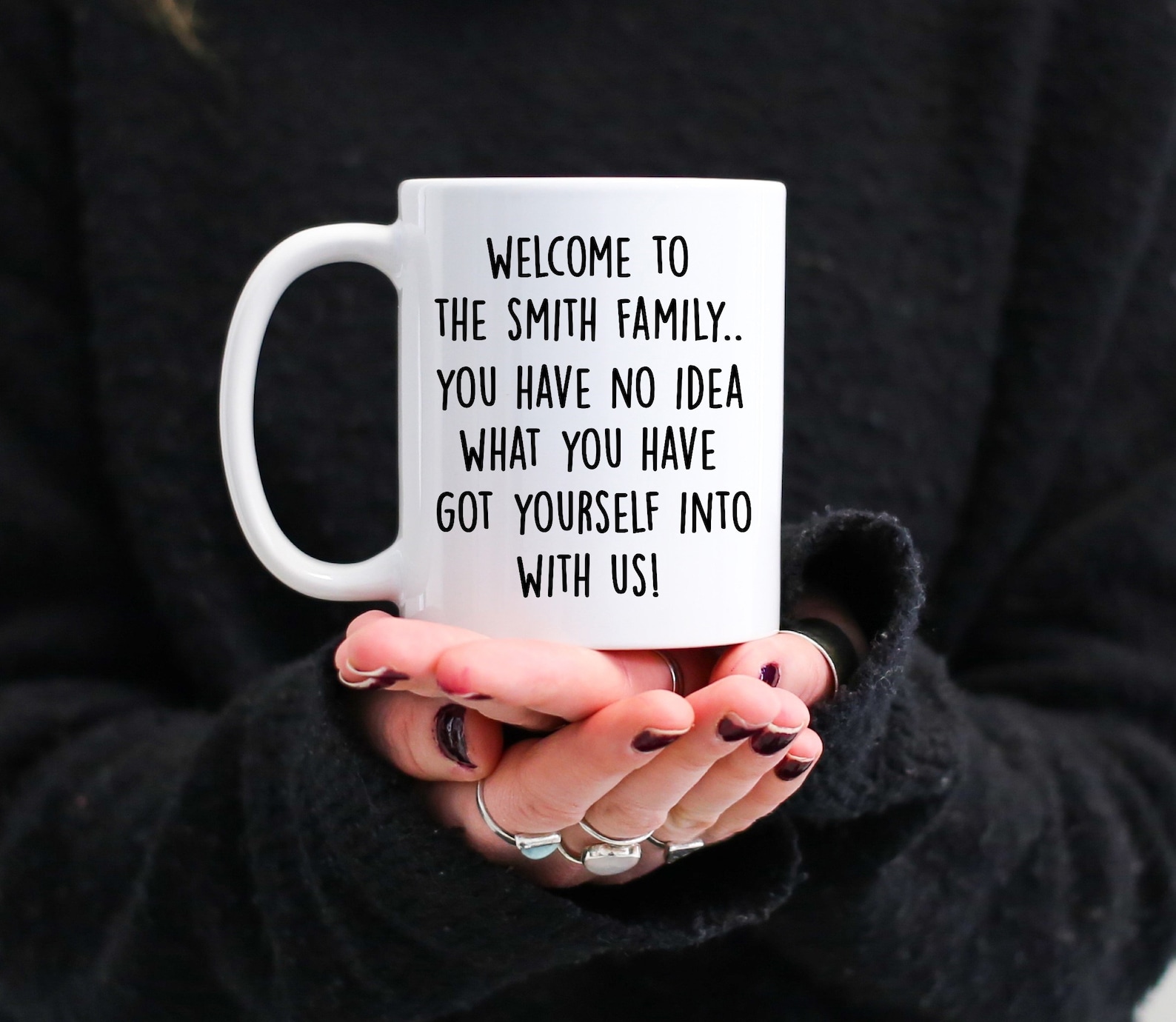 Personalized to the Family Gift Mug, Custom Gifts for New Bride