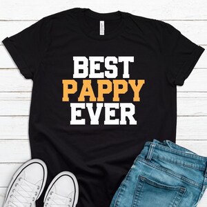 Best Pappy Ever Fathers Day T-Shirt Gift From Grandkids Pappy Gift from Granddaughter Grandson Pappy Tee Birthday Christmas GFD0103-2