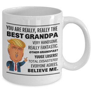 Grandpa Gifts, Trump Grandpa Gift, Best Grandpa Mug Father&#39;s Day Gift for Grandpa, Trump Mug Grandfather Gift Coffee Mug Grandpa Coffee Cup