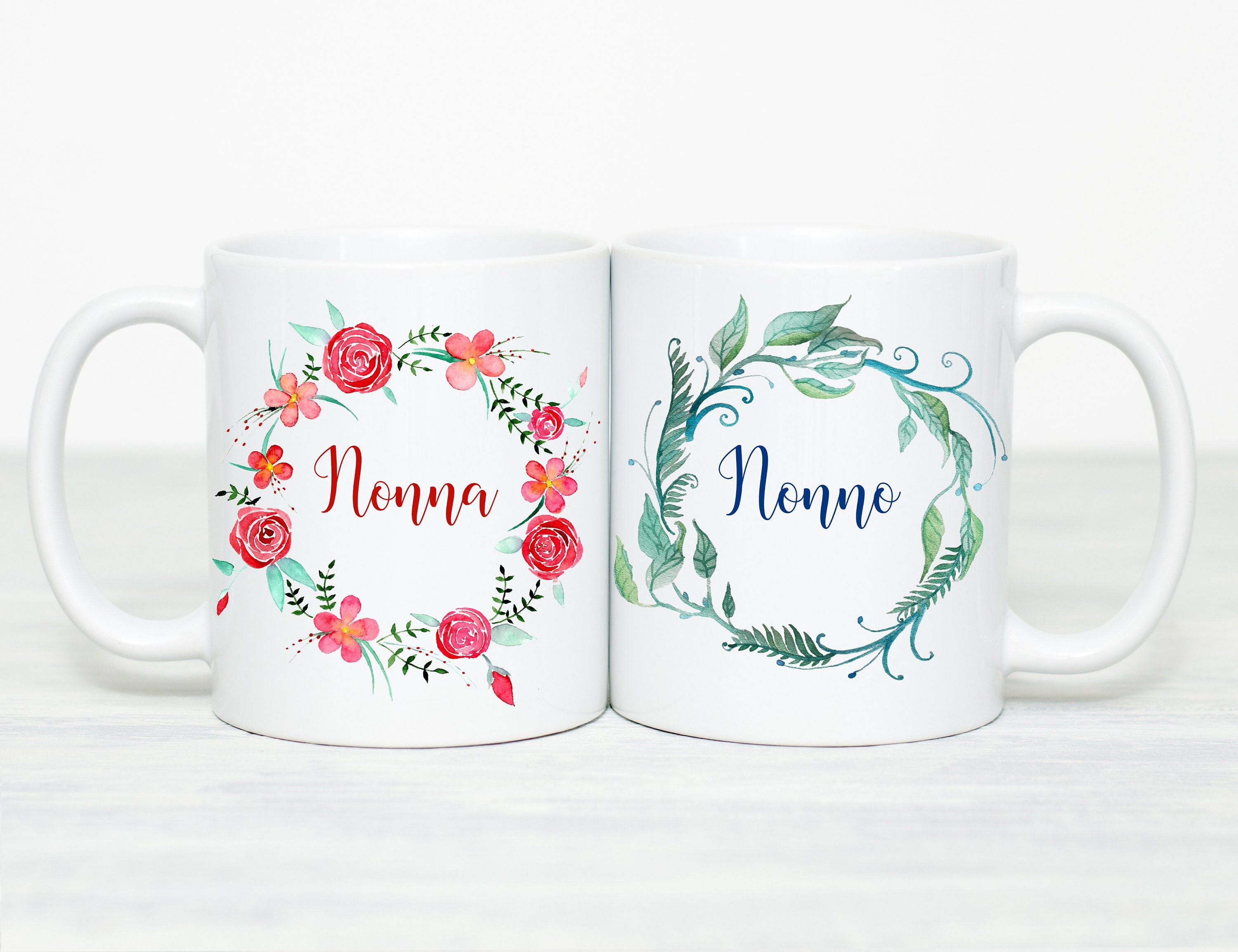 Nonna Nonno Mug Set New Nonna Nonno Gifts Gift Set for Nonna Etsy