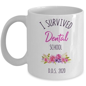 Personalized DDS Student Graduation Gift, Dental School Coffee Mug, Dental Assistant Graduation gift, Dental School Graduation Mug