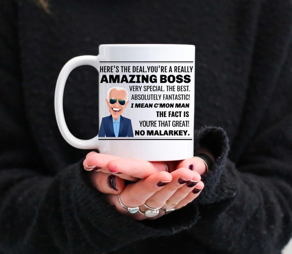 Thank You Boss - Boss Gag Gift - Best Boss Ever Mug - Funny Gifts For Boss  - Best Boss Mug - Best Boss Coffee Mug - Boss Mug - Christmas Cup