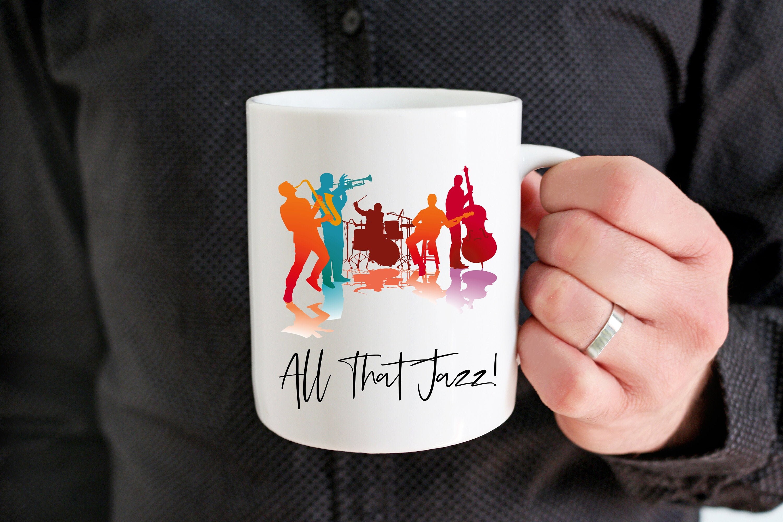 All That Jazz Mug Jazz Art Gifts Jazz Art Mug Jazz Coffee Etsy UK