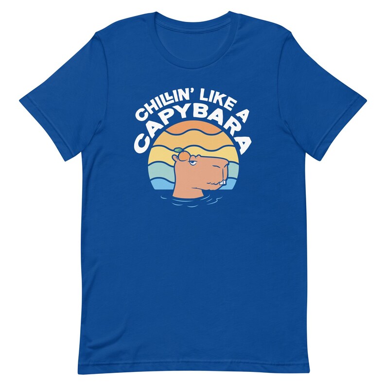 Cute Capybara Gift. Cute Capybara Shirt. Capybara Lady Gift. Gift For Capybara Owner. Capybara Owner Shirt. Chillin Like Capybara T2035