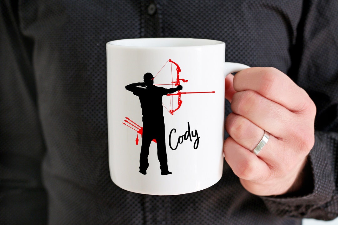 Archer Gifts Personalized Archer Coffee Mug Archery Gifts Etsy