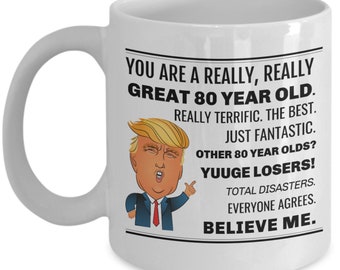 80th Birthday Mug, 80th Birthday Mug, Happy 80 Birthday Gift For Man, Funny Coffee Mug, Coffee Cup