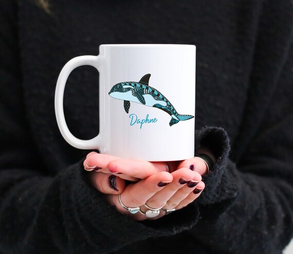 Orca Coffee Mug, Orca Gifts, Orca Lover Gift Idea, Orca Coffee Cup