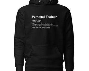 Personal Trainer Gift Personal Trainer Sweatshirt Gym Sweatshirt for Personal Trainer Gym Gift Exercise Hoodie Personal Trainer Gym H1137